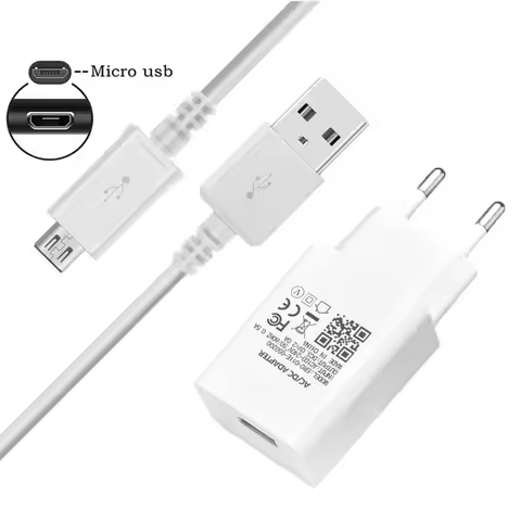 USB Charger 5V 2A Phone Adapter For Huawei P Smart 2020 Y5 Y6 Y7 2018 2019 Honor 7A 7C 7X Micro USB 
