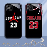 NC-56 Michael Jordan Glass Case For Realme C53 C31 C35 GT 6 Narzo N53 50A Prime