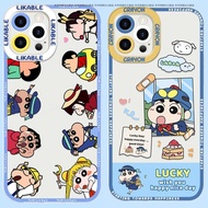 Crayon Shin-Chan Shock-Resistant Case POCO C65 Cute X6 F5 X5 Phone M4 X4 X3pro GT F3 M5 C40 F4