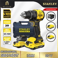 STANLEY SBD714D2T 20V Brushless Cordless Drill Driver 13mm ( 1/2" ) ( SBD714D2T-B1, SBD714, SBD710, 