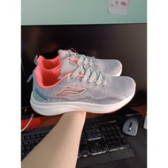 Giày thể thao Sneaker wanno Nữ Xám siêu nhẹ siêu êm - Giày thích hợp yoga chạy bộ kết hợp đi dạo đều