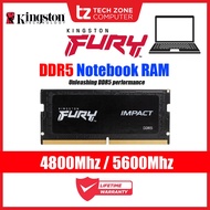 Kingston Fury Impact DDR5 Memory 4800/5600/6000/6400 Mhz Notebook Memory SODIMM RAM (8GB/16GB/32GB)