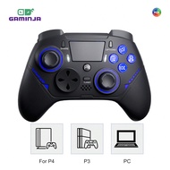GAMINJA P42 Wireless Game Controller, For P4 Gaming, Compatible With P4/P3/Android/Switch/PC, Transp