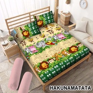 sprei karakter anak motif the jungle terbaru ukuran single 120x200 160x200 ukuran 180x200 sprei prom