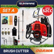 [100% ORIGINAL] OGAWA BG520 TB52 BG520D Backpack Brush Cutter Grass Trimmer Mesin Rumput HEAVY DUTY 