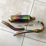 Racingknalpot klx crf wr155 Original 86 racing exhaust special laser name logo/