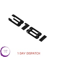 318i GLOSS BLACK REAR BOOT LID TRUNK BADGE EMBLEM LETTERING FOR BMW 3 SERIES