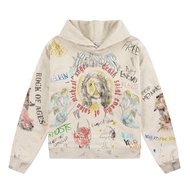 God Jesus Western Graffiti Angel Demon Pullover Hoodie Hip Hop Unisex Hoodie