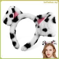 Hair Hoop Animal Puppy Ears Headband Costume Headbands Dalmatian Women with Dog Headpiece  bofsshuo