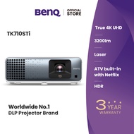 BenQ TK710STi 4K HDR 3200lm Laser Short Throw Casual Gaming Projector with 4.16 ms Low Input Lag