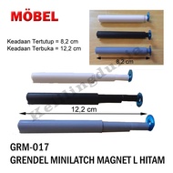 Grendel Push to Open 8cm L Tip On Damper Catch Rubber Wardrobe Magnet