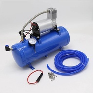 120 PSI To 150PSI 12V Vehicle Tire Air Pump Air Compressor With 6l Oil Tank For Train Truck RV Tires