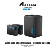 GOPRO HERO13 Black Dual Battery Charger + 2 Enduro Batteries AEDBD-201-AS