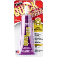 GOOP E6000 QUICK HOLD CRAFT CONTACT ADHESIVE 29.5ML CLEAR (PURPLE PACK)