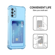 HONOR X8 X8A X8B X8C X9 X9A X9B X9C SMART X9D Transparent Wallet Shockproof Card Holder Case