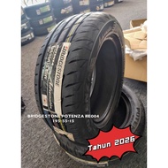 Bridgestone Potenza Re004 195-55-15 ( Tahun 2026📌 )  High Performance Tyres