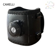 CAMELLI Badminton Elbow Support Brace, Breathable Material Knob Adjustable Tennis Elbow Brace, Press