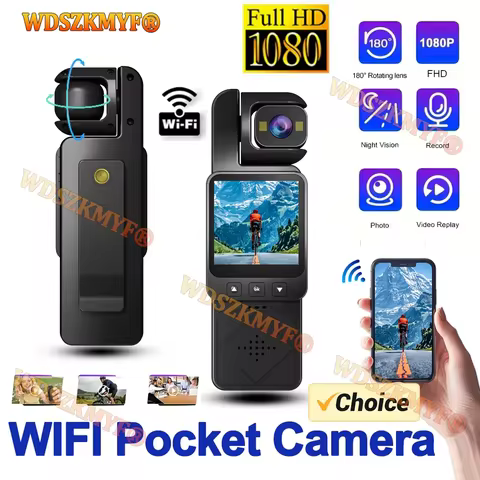 FHD 1080P Wifi Camera Digital Video Outdoor Sports Camera Mini DV Portable Handheld Law Enforcement