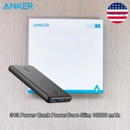 Anker® 313 Power Bank PowerCore Slim 10000 mAh Model:A1229 แองเคอร์ เพาเวอร์แบงค์ แบตเตอรี่สำรอง ขนาดเล็กพกพาง่าย แบตสำรอง