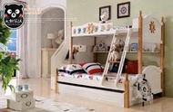 【大熊傢俱】Bb 221-A 雙層床 子母床 兒童床 三層床 上下床 青少年床 兒童家具 組合床 梯櫃床 拖床