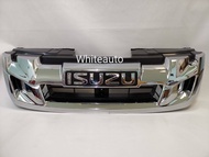 กระจังหน้า หน้ากระจัง รถยนต์ กระจัง รถกระบะ กระบะ อิซูซุ​ ดีแม็ก ออนิว โลโก้ ชุบโครมเมี่ยม isuzu D-max ปี2012-2015 ใสได้ตัวเตี้ยและตัวสูง