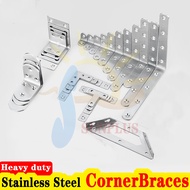 Shelf Support Stainless Steel Right Angle Bracket Corner Brace L Shape Furniture Joint Shelf Support