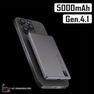 ego - 【15A-Grey】【5000mAh】MAGPOWER Gen.4.1 Magsafe 無線移動電源/外置充電器(4901688301778)