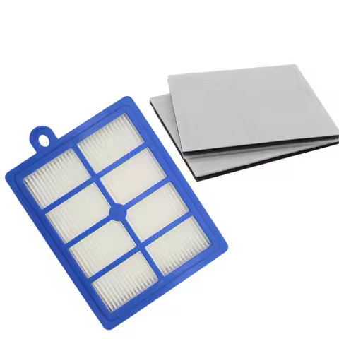 Washable 1PCS Dust Hepa Filter H12 H13+2PCS Motor Cotton Filter for Philips Electrolux AEG Vacuum Cl