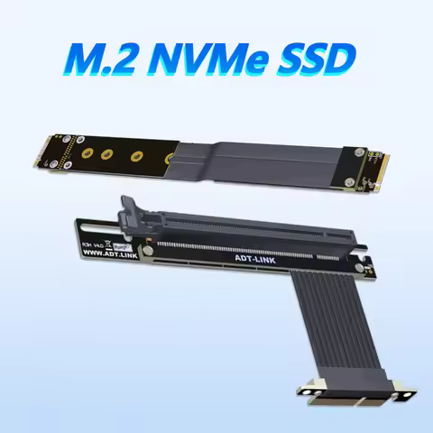 M.2 NVMe SSD Adapter Extension Cable Riser K44SF 22110 Size / K44SF 2280 Supports PCIE 5.0 4.0 3.0 X