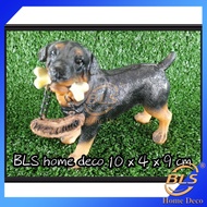 POLYRESIN DOG DECORATION H 9 CM HOME GARDEN DECORATION BLS803