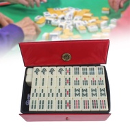 【】 Chinese Mahjong Set Board Game And 2 Blank Tiles Mahjong For