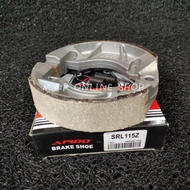 APIDO Yamaha Lagenda115 FI Srl115 Brake Shoe / Lining Brake / Lening Brake Belakang Siap Spring