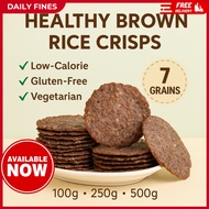 Healthy Multigrain Rice Crackers – Baked, High Fiber, Low Calorie Snack for Diet & Diabetes Friendly
