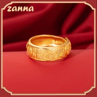 แหวนทอง ลายโปร่งรอบวง 96.5% คละลาย น้ำหนัก (0.6 กรัม) ทองแท้ Momofuku เปิดวงแหวนปรับได้ สินคเก็บเงิน