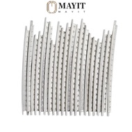 MAYIT 20pcs Guitar Fret Wire​, 2.0mm Width​ ​Luthier Tools​ ​Fretwire Set​, Durable ​Chrome ​Copper 