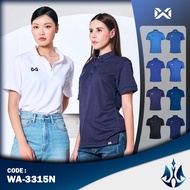 ส่งฟรี!! เสื้อโปโล WARRIX WA-3315N WA-3315 WA3315 WA-PLAN15 เสื้อโปโลสีล้วน วอริกซ์ 4 แท้100%