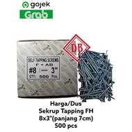 F+AB 8x3" TAPPING SCREW 8x3"fh (7cm long)/LION BRAND