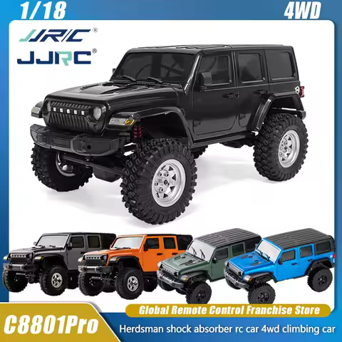 JJRC C8801Pro RC Car 1/18 C8801 Rc Off-road Climbing Vehicle 4WD Wrangler 2.4G Remote Control Cars T