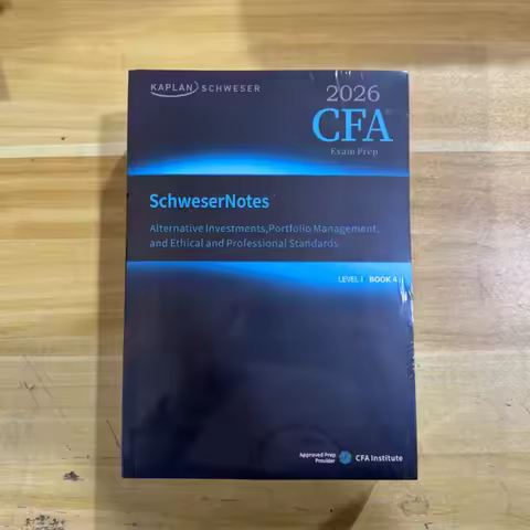 2026 CFA Level 1 SchweserNotes Fimancial Statement Analysis and Equity Investments,Quantitative Meth