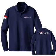 KATUN Citibank T-SHIRT Citibank collar T-shirt Citibank work T-shirt Citibank cotton T-shirt Citiban