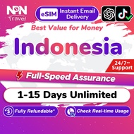 Indonesia eSIM Pro 1-15Days Daily 1-3GB Unlimited Data | Instant Email Delivery | High Travel Data I