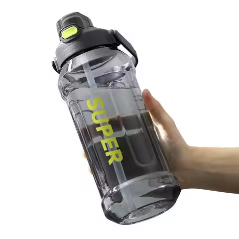 Large Capacity Sports Water Bottle 2 Liters