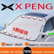 ＸPENG G3 G6 G9 X9 Car Magnetic Sun Visor Front Windshield Sunshade thickening Insulation cooling Sun