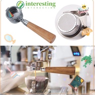 INTERESTING 51mm Portafilter Wood Handle Home Replacement Parts For Delonghi Coffee Accessories 3 Ea