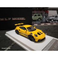 Diecast LMLF Porsche 911 GT3 RS Yellow