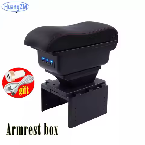 For Fiat Punto Palio Brava Bravo 500 Linea Marea armrest central Store content box products interior