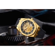 jam tangan pria belleda 9532 Rubber Original Anti Air Cowok Otomatis Laki Laki Arloji Water Resistan