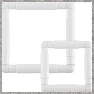 2Pc   Frame Square Embroidery Hoops Q Snaps for   Quilting Frame Sewing Hoop, 6X6 Inch,8X8 Inch