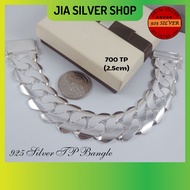 Ready Stock | 925 纯银 男款手链 | Original 925 Silver Bracelet Bangle 700 TP For Men | Gelang Tangan Lelaki Perak 925
