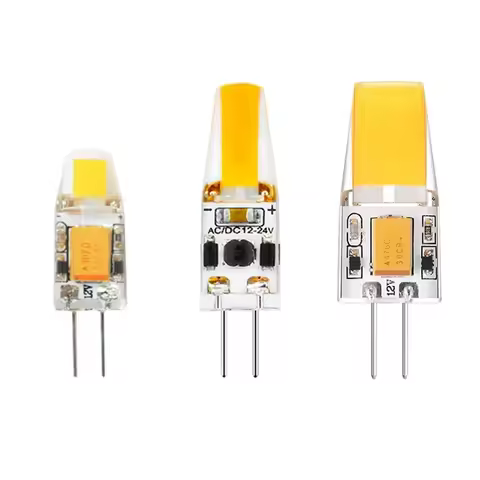 10PCS 12V AC/DC G4 COB Lamp LED AC/DC 12V Corn Light 1.2W 2W 2.5W Spotlight Chandelier Bulb Replace 